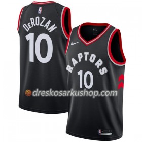 Muški NBA Dres Toronto Raptors DeMar DeRozan 10 Nike 2017-18 Crna Swingman